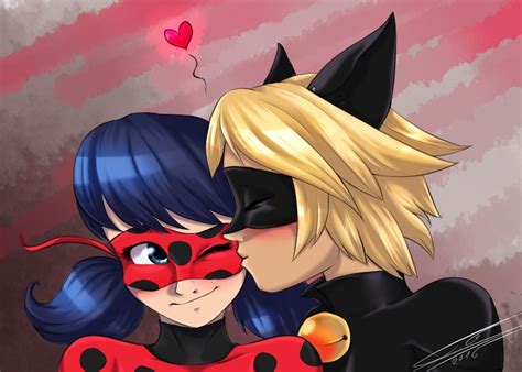 Ladybug and cat noir kiss - kitsguide