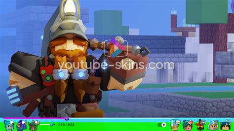 Roblox Bedwars characters skin for youtube player