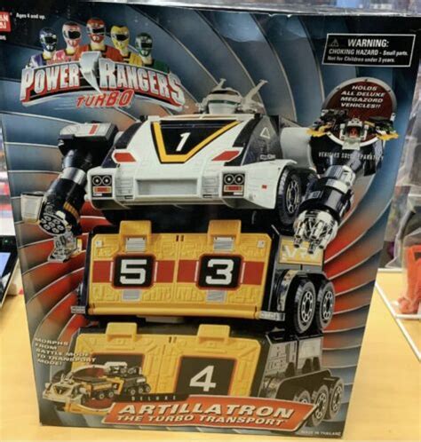 Bandai Power Rangers Turbo Deluxe Artillatron Sealed Case 2 Pc Artillatron MISB | eBay