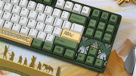 Cool Stuff: Colorful Lord Of The Rings Custom Keyboards Come In Elvish, The Black Speech & More