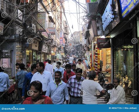 Chandni Chowk Market in Delhi Editorial Photo - Image of chowk, congested: 48567726