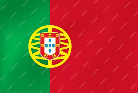 Premium Vector | Vector national flag of portugal illustration for ...