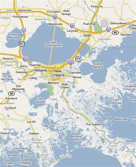 Lake Pontchartrain Causeway Map I am 1000% satisfied with th | Lake ...