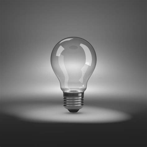 Empty Light Bulb stock illustration. Illustration of spotlight - 70773933