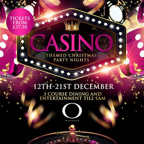 Casino Themed Christmas Party Night(SOLD OUT) - O Windsor