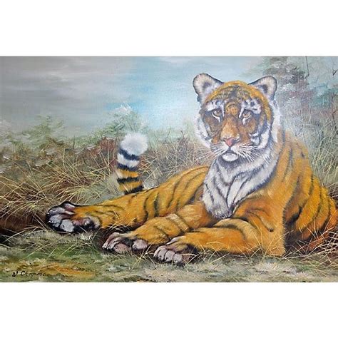 Bengal Tiger Painting | Chairish