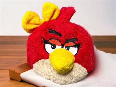 Angry Birds Red Plush 13cm Girl Red Bird Stuffed Animals - Etsy