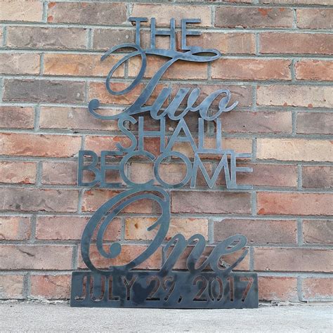 LARGE Metal Wedding Sign- Wedding Gift, Anniversary, Custom Date