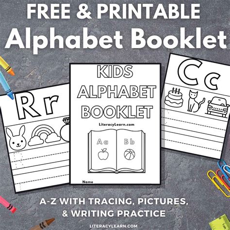 Printable Alphabet Book for Kids - Free Download! - Literacy Learn