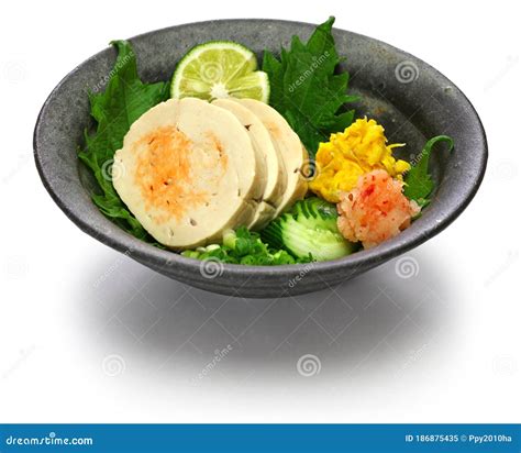 Ankimo, Steamed Monkfish Liver, Japanese Cuisine Stock Image - Image of dinner, green: 186875435