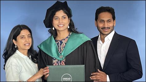 Andhra Chief Minister YS Jagan Mohan Reddy's daughter Harsha graduates ...