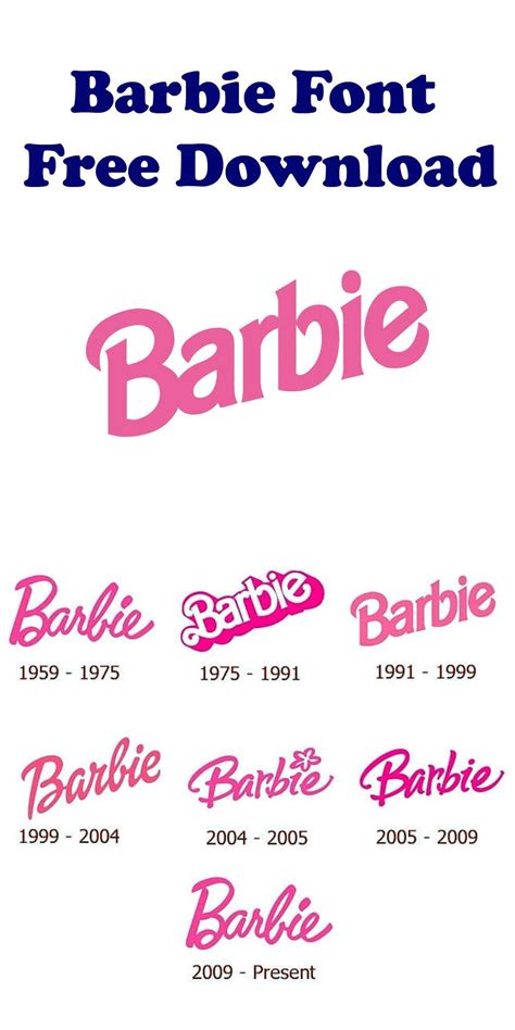 About Barbie Font Who is Barbie? A little history of the World’s Most ...