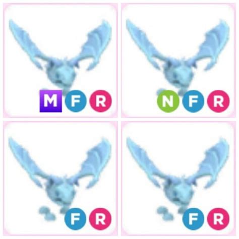 Frost Dragon FR NFR MFR Adopt me pet Roblox, Video Gaming, Gaming Accessories, Game Gift Cards ...