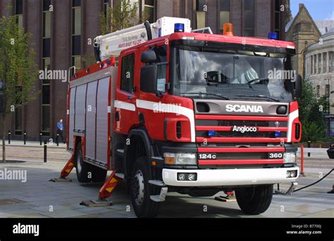 Scania Fire Engine Stock Photo - Alamy