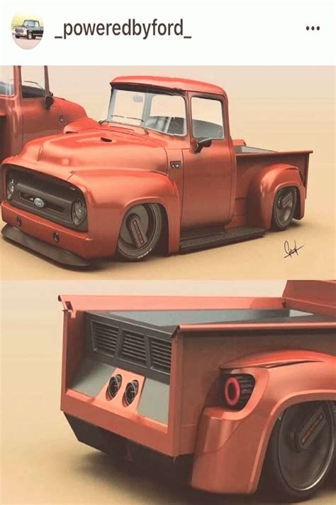 Ford F100 custom One of the best reimagined trucks of this kind I want to s Spektakulä | Custom ...