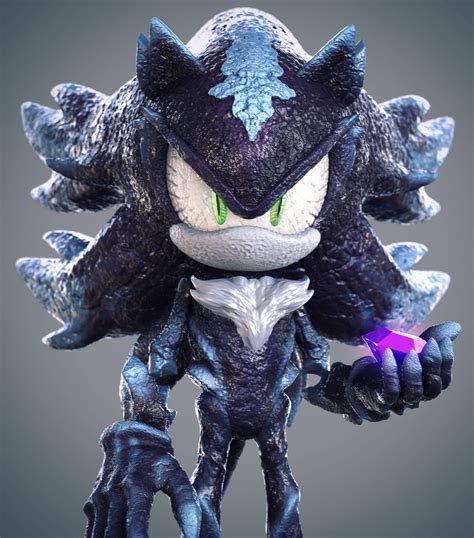 ArtStation - Mephiles the Dark, Dima Nguyen Hedgehog Game, Shadow The ...