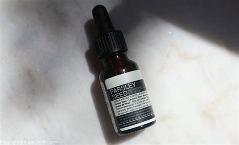 Aesop Parsley Seed Anti-Oxidant Eye Serum Review - The Velvet Life