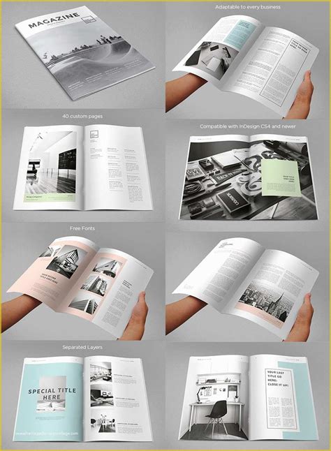 Free Magazine Layout Templates Of 20 Magazine Templates with Creative ...