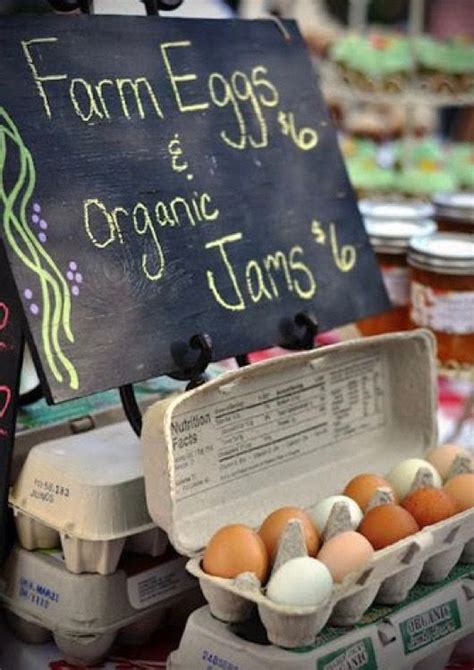 Farmers Market: Fresh Farm Eggs and Organic Produce