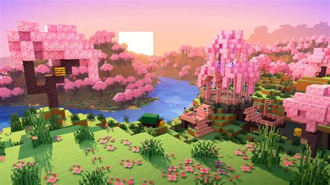 How to find the cherry blossom grove biome in Minecraft