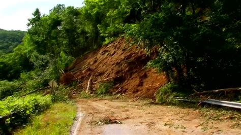 Massive mudslide shuts down highway in Bat Cave - ABC11 Raleigh-Durham