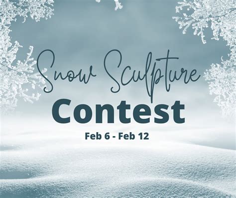 News - Snow Sculpture Contest - February 06 2023 - The Township of St ...