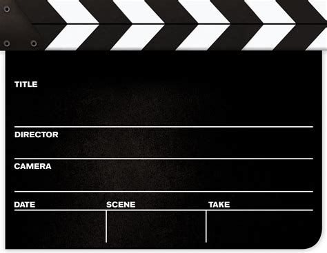 film clapper - Clip Art Library