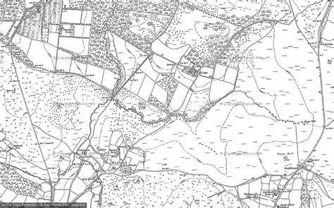 Historic Ordnance Survey Map of Ashdown Forest, 1897