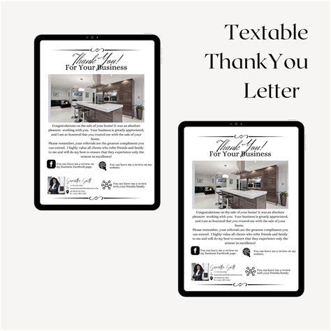 Real Estate Thank You Letter Real Estate Textable Thank You Letter ...