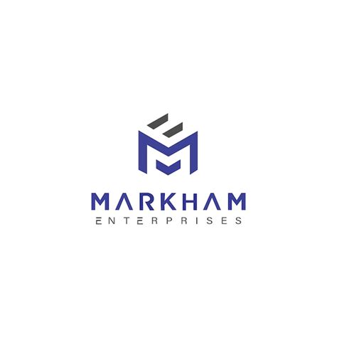 Premium Vector | Vector markham logo design