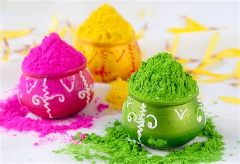 Indian holi colors stock image. Image of closeup, cover - 23831099