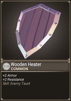 Wooden Heater - Official For The King Wiki
