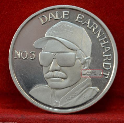 1995 Ltd. S. S. Dale Earnhardt 3, 7 Time Champion, 1oz. Silver. 999, C924