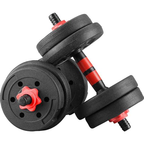 Ainfox Exercise Dumbbells Set, Adjustable Weight 22/33/44/55/66/88 Lbs ...