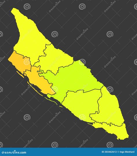 Aruba Population Heat Map As Color Density Illustration Stock Photography | CartoonDealer.com ...