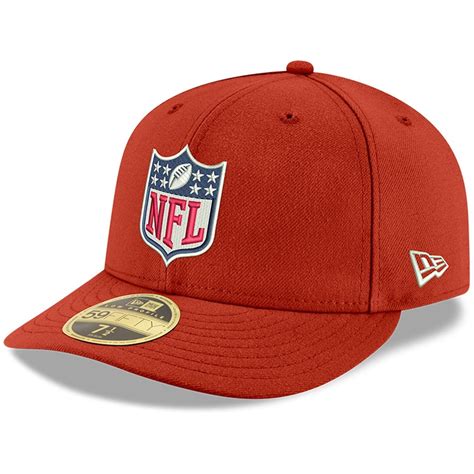 New Era NFL Shield Red Logo Low Crown 59FIFTY Fitted Hat