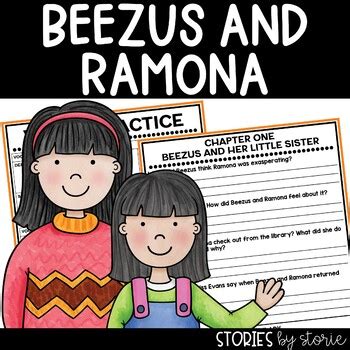 Beezus and Ramona Printable and Digital Activities by Stories by Storie