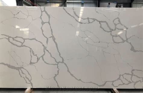 New Calacatta Laza Quartz Stone Slab from Malaysia - StoneContact.com