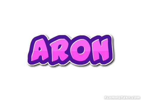 Aron Logo | Free Name Design Tool from Flaming Text