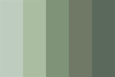 muted earth green Color Palette