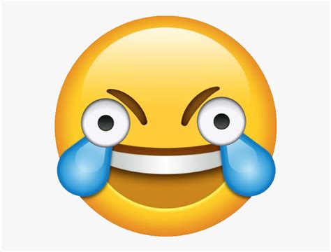 Laughing Crying Emoji, HD Png Download - kindpng