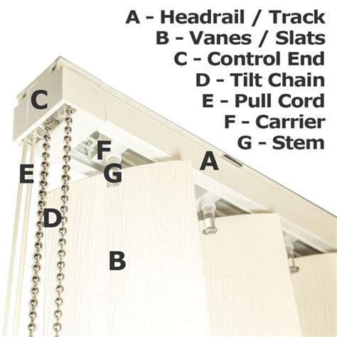 Replacement Vertical Blind Headrail Tracks & Slats - Free Shipping