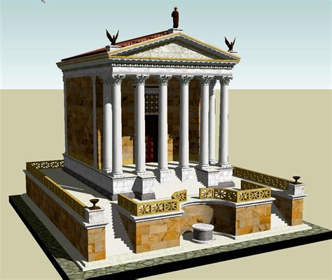 A Modern Analysis of Vitruvian Influence on Ancient Roman Temples