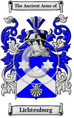 Lichtenburg Name Meaning, Family History, Family Crest & Coats of Arms