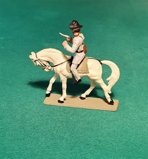 STARLUX - CONFEDERATE ON HORSE - PLASTIC - YEAR 60's - 1/32 SCALE $6.00 - PicClick