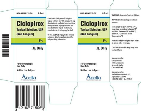 Ciclopirox Topical Solution: Package Insert - Drugs.com