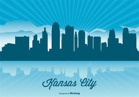 Kansas City Skyline Illustration - Download Free Vector Art, Stock ...