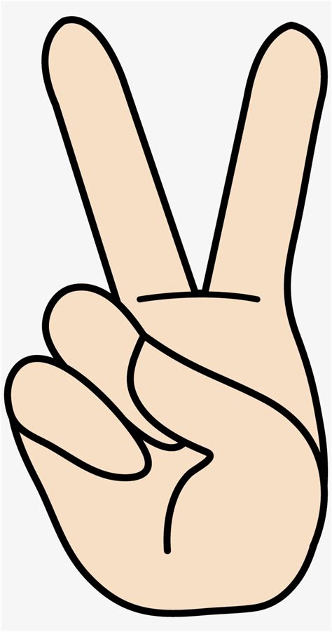 Peace Fingers Clipart 2 By Thomas - Clip Art Peace Sign Hand ...