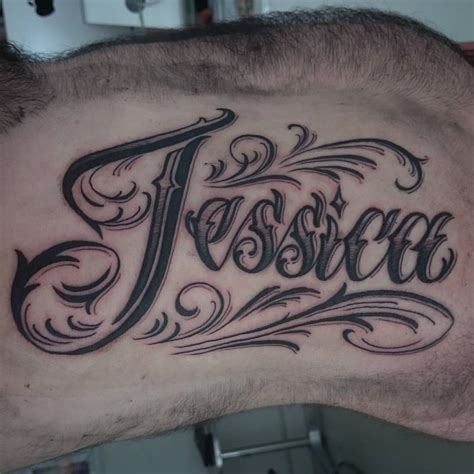 Jessica Name Tattoo