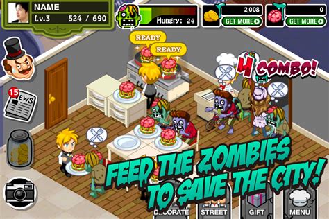 Zombie Restaurant Games Kids Family Entertainment free app for iPhone, iPad and Watch - iFreeware